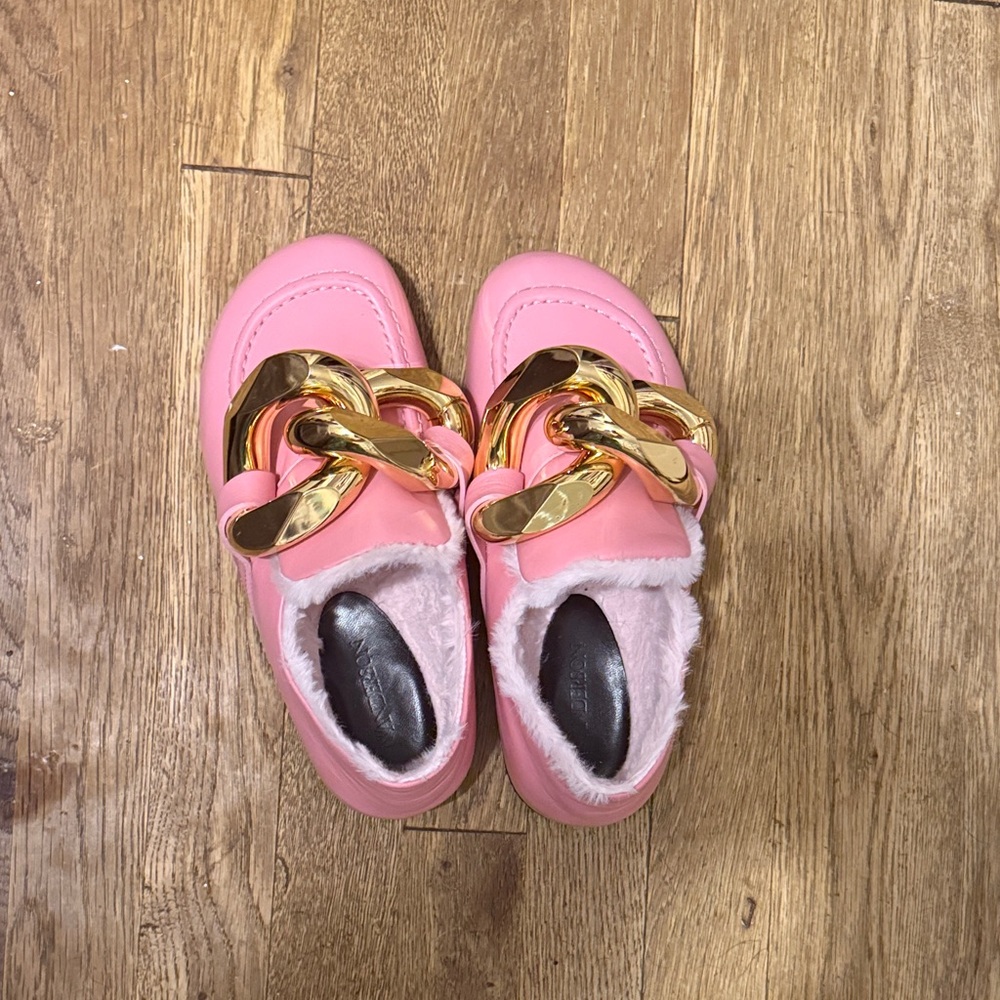 Pink JW Anderson Buckle loafers - Picture 3 of 6